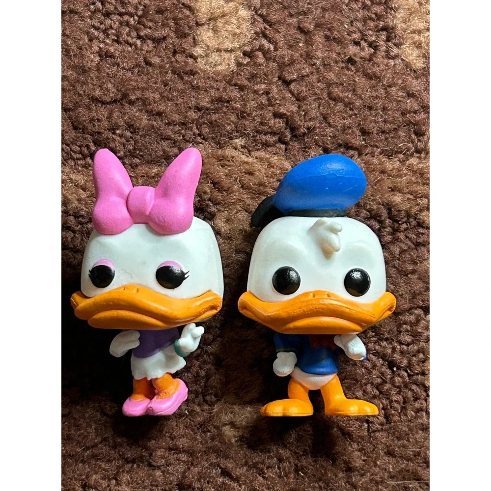 Disney Funko Pop‎ Donald Duck and Daisy Duck Vinyl Figures Loose Set 2022